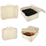  Organizatori za kovčege Putni set od 8 komada pribor za pohranu odjeće vodootporne torbe torba za šminku torba za cipele bež | shoptok.hr