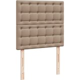  s oprugama i madrac cappuccino 90x200 cm od umjetne kože | shoptok.hr