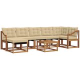  Set vanjskih sofa 8 kom. Prirodna i bež | shoptok.hr