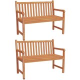  Jedilna garnitura 3-delna trdna tikovina | Shoptok.si