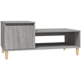 Maison Chic Klubska mizica - kavna mizica - Nizka mizica Siva sonoma 100x50x45 cm inženirski les, (21753054) Cene