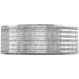  Povišena vrtna gredica od pocinčanog čelika 544x100x36 cm srebrna | shoptok.hr