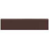  Vrtno spremište tamnosmeđe 192 x 938 x 223 cm pocinčani čelik | Eponuda.com