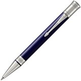 Parker Kemični svinčnik Duofold Classic, modro srebrn Cene