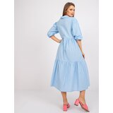 RUE PARIS Dress-RO-SK-ELB-2310.21X-light blue | Shoptok.si