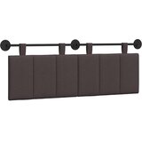  Držeće uzglavlje Zidne Tamno smeđa 150 x 55 x 5 cm tkanina - Tamno smeđa 140 cm bez LED | shoptok.hr