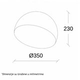 Vesta 626 PLAFONSKA SVETILJKA 24W 3000K BELA/DRVO | ePonuda.com