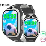 Forever pametna ura boost KW-530, črna, 4G lte, android, ips zaslon, ai funkcije, gps+wifi+lbs, video klici, sos, app, IP67, (5000088865) Cene