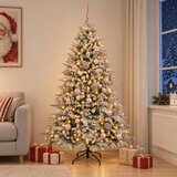  Umjetno božićno drvce s kuglicom 180 cm 300 LED lampica Slike