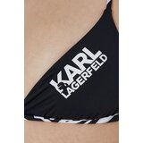 Karl Lagerfeld Zgornji del kopalk črna barva | Shoptok.si