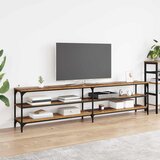 TV ormar Staro drvo 200 x 30 x 50 cm Obrađeno drvo i čelik | shoptok.hr