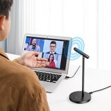 Ugreen Stolni mikrofon (10934) - za računalo- prijenosno računalo- telefon- s kabelom USB-C- 2m - crni | shoptok.hr