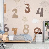  Foto tapeta - Numbers Among Snowflakes 150x105 Premium | shoptok.hr