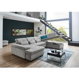 Beldomo Style sedežna garnitura, tkanina barve aluminija | Shoptok.si