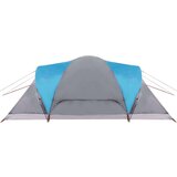 vidaXL Družinski šotor za 6 oseb moder vodoodporen | Shoptok.si