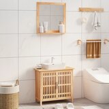  2-dijelni set kupaonskog namještaja od masivnog drva oraha | Eponuda.com