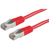 Roline 21.15.0351 RJ45 omrežni kabel\, patch kabel cat 5e s/ftp 3.00 m rdeča 1 kos, (20420108) | Shoptok.si
