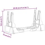  Naslon za pucanje Podesiva Siva 46 x 14 x 19,5 cm Plastika | Eponuda.com