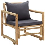 Maison Chic Vrtni stoli - Stol za vrt z blazinami 2 kosa bambus JS2101, (21876975) Cene