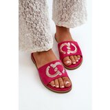 S. BARSKI Women's Flat Sequined Slides S.Barski | ePonuda.com