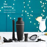 Vonshef 9 delni set za koktajle Parisian - mat črn | Shoptok.si