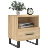 Noćni ormarić boja hrasta sonome 40x35x47,5cm konstruirano drvo | Eponuda.com