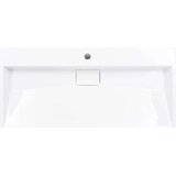  Umivalnik 100x46x11 cm mineralna litina/marmorna litina bel, (21409191) | Shoptok.si