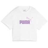 Puma GRILS LOGO CROPPED TEE Bijela Cijene