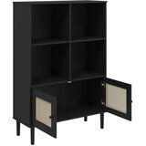  Regal za knjige SENJA izgled ratana crni borovina | shoptok.hr