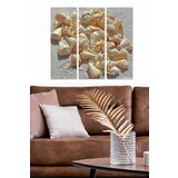 Wallity MDF1235586 multicolor decorative mdf painting (3 pieces) Cene
