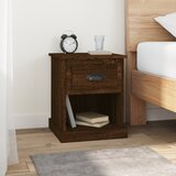 The Living Store Nočna omarica 2 kosa rjav hrast 39x39x47,5 cm inženirski les - Nočna Omarica, (21434861) | Shoptok.si
