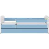 MID.YOU Dječji krevet Dreamy karta 160x80 sa madracem s ladicom Plava | shoptok.hr