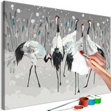  Slika za samostalno slikanje - Stork Family 60x40 Cijene