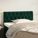  Uzglavlje tamnozeleno 100x7x78/88 cm baršunasto | shoptok.hr