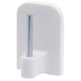 EXPO AMBIENTE Samoljepljivi držač Bistro (4 Kom., Bijele boje, Plastika, Samoljepljivo, D x Š: 24 x 17 mm) | shoptok.hr