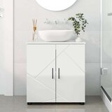 vidaXL Kupaonski ormar s policom Visoko sjajno bijela 61 x 35 x 64 cm | shoptok.hr