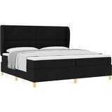 vidaXL Podna opruga s madracem Tamno siva 90x190 cm Crna 200 x 200 cm | shoptok.hr