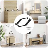 Šarka za podršku poklopcu 2 pcs Crna 192 x 32 x 50 mm Čelik | shoptok.hr