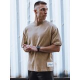 DStreet T-shirt męski kamelowy Cene