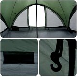 Tipi šator s krovom Vojska zelena Za 18 osoba Poliester i čelik | Eponuda.com