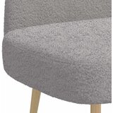  Oblikovana klupa s naslonjačem Svjetlosiva 110 x 60 x 76 cm | Eponuda.com