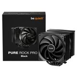 Be Quiet! BK042 pure rock pro 3 black [LGA-1851 default ilm and rl-ilm support/AM5], 250W tdp, two pure wings 3 120mm pwm fan max. 34.8dB(A), 6 high-performance 6mm heat pipes with hdt technology