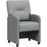  Trpezarijske stolice 2 pcs Svjetlosiva 57 x 67 x 95 cm tkanina | shoptok.hr