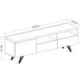 Hanah home TV polica Bruksel White