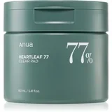 Anua Heartleaf 77% Toner Pad eksfoliacijske čistilne blazinice proti črnim pikicam 70 kos