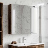 Kupaonski ormar s ogledalom Staro drvo 63,5 x 15,5 x 60,5 cm | shoptok.hr
