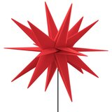  Božićna svjetla sa šiljcima 3 kom LED sklopiva crvena 35 cm | shoptok.hr