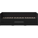 Krevet na dan Crni hrast 90 x 200 cm Konstruirano drvo | shoptok.hr