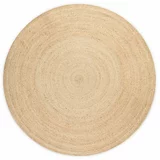 Hanse Home Obostrani okrugli tepih od jute u prirodnoj boji ø 140 cm Braided Ivory –