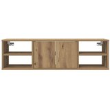 vidaXL Zidni ormarić Artisan hrast 101x30x29 cm izrađeno drvo | shoptok.hr